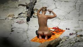 Zooming in on natural boobs