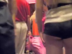 Chick with nice ass and butt cheeks