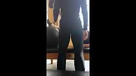 voyeured gym trainer ass