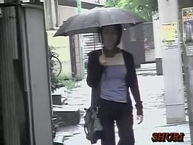 Rain is not the problem for top sharks and nice and hot tits