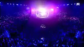 Romanian performer Inna in a sexy stage show