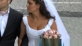 Bride on a walk