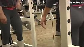 Sweet big ass filmed in the gym