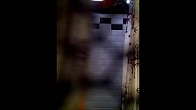 Milf spy in Bathroom