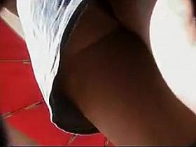 Secret Candid Camera Video Hot Girls in Underskirts Spied