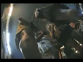 Sexy legs upskirt videos on an expo