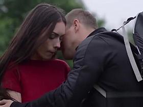 Brunette Teen Arwen Gold Blows Big Cock Of BF