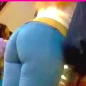 ASS AT THE CLOTHES STORE