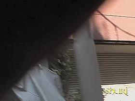 Great sharking encounter with two pretty tramps receiving unexpected gift