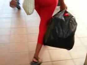 Leggins Rojo Rica Por Adelante Rica Por Atras