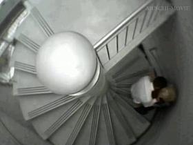 Couple doing doggy style and blowjob captured by a spy cam