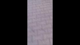 Girl with sexy legs and ass in transparent dress