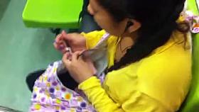 Downblouse in metro Mexico City NFF 100% voyeur