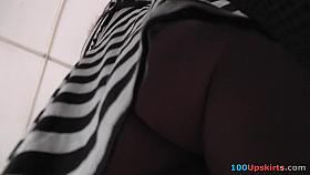 Excellent candid upskirts demonstrate nice bubble ass