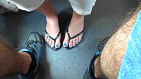 Blue Nails, Train Secret Footsi