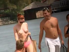 Small tits nudist and topless women