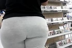 Spying Big Mature Butt - Candid Ass Voyeur - BBW Booty