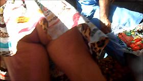 Delicious blue panties crown