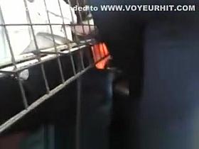 Cute Paraguayan Saleswoman in Leggings