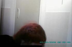 Teen caught in bathroom taking a pee and taking a shower