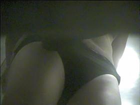 Spy cam girl in change room losing off jeans and panty