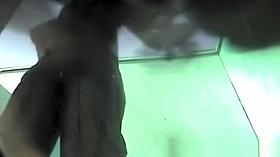 Hidden camera in the women's locker room