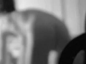 A delightful wazoo voyeured on cam through window