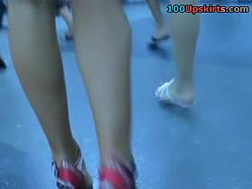 Dark Brown with sanitary towel upskirt