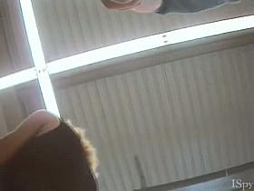 Upskirt voyeur loves making good footage of tight bums at the mall.
