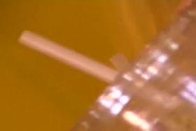 a peek at mature blonde panties in panera bread