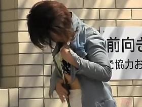 Stylish enchanting oriental gal getting tricked by some crafty sharking guy