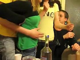 Drunken party girls