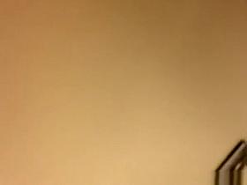 Voyeur strokes cock while woman peeing