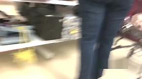 Fat Ass In Jeans on Brown Mature