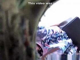 Red panties under woman&rsquo;s short dress