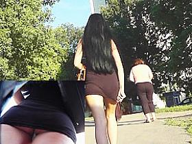 The hawt little dark costume upskirt