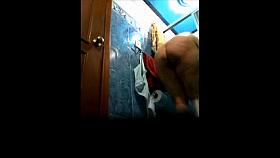 my mom in the shower