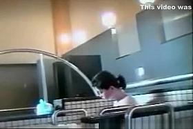 Asian public bathroom voyeuir