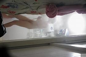 My Chinese friend filmed while washing her curves