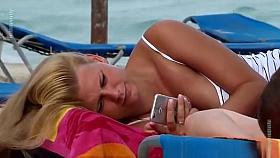 Insight into the neck of a beautiful girl