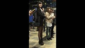 hot legs in pantyhose and skirt