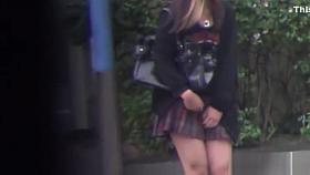 Asians filmed gushing pee