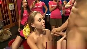 Cfnm blonde loving the sex party