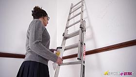 Charlie Rose - College Upskirt