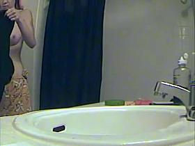 Spying a teenage girl with a hairy bush