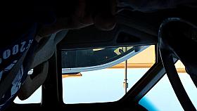 First car flash to college chick