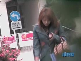 Curious oriental angel minding her own business during sharking adventure