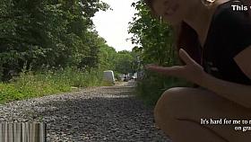 The Lair. Going naked in an abandoned factory! Erotic with elements of horror