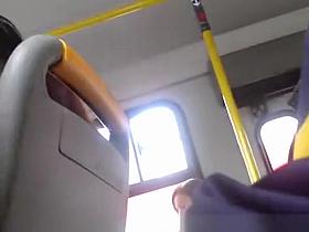 Exhibitionist guy flashes his balls