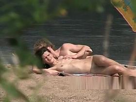 Awesome Outdoor Sex In A Public Beach With Sarah